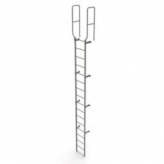 TRI-ARC - Rolling & Wall Mounted Ladders & Platforms Type: Fixed Ladder Style: Safety Cage - Makers Industrial Supply