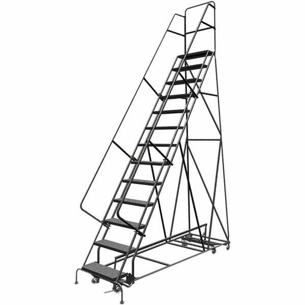 TRI-ARC - Rolling & Wall Mounted Ladders & Platforms Type: All-Directional Ladder Style: Rolling Safety Ladder - Makers Industrial Supply