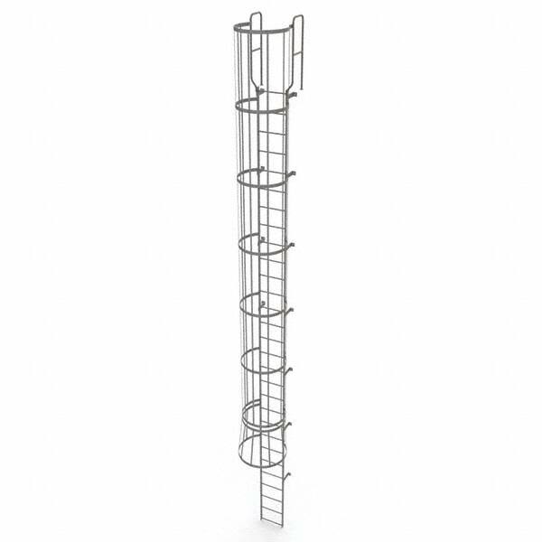 TRI-ARC - Rolling & Wall Mounted Ladders & Platforms Type: Fixed Ladder Style: Safety Cage - Makers Industrial Supply