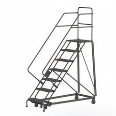 TRI-ARC - Rolling & Wall Mounted Ladders & Platforms Type: Stairway Slope Ladder Style: Rolling Safety Ladder - Makers Industrial Supply