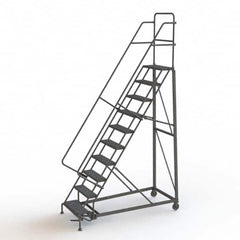 TRI-ARC - Rolling & Wall Mounted Ladders & Platforms Type: Rolling Warehouse Ladder Style: Rolling Safety Ladder - Makers Industrial Supply