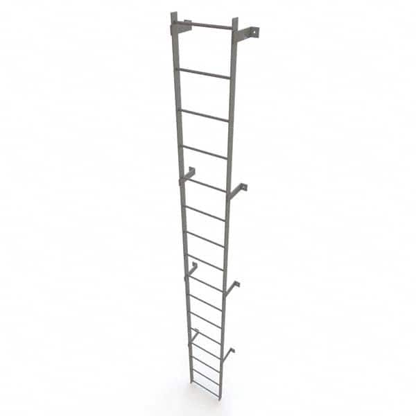 TRI-ARC - Rolling & Wall Mounted Ladders & Platforms Type: Fixed Ladder Style: Safety Cage - Makers Industrial Supply