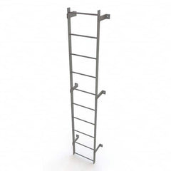 TRI-ARC - Rolling & Wall Mounted Ladders & Platforms Type: Fixed Ladder Style: Safety Cage - Makers Industrial Supply