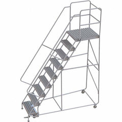 TRI-ARC - Rolling & Wall Mounted Ladders & Platforms Type: Rolling Warehouse Ladder Style: Rolling Safety Ladder - Makers Industrial Supply