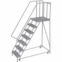 TRI-ARC - Rolling & Wall Mounted Ladders & Platforms Type: Rolling Warehouse Ladder Style: Rolling Safety Ladder - Makers Industrial Supply