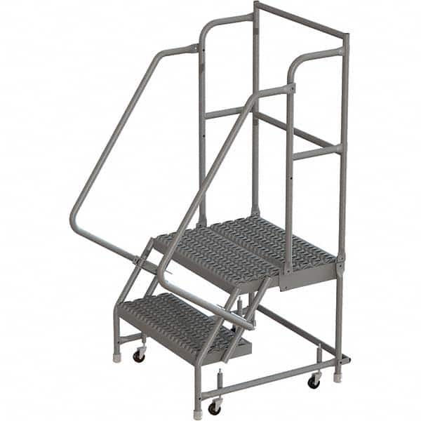 TRI-ARC - Rolling & Wall Mounted Ladders & Platforms Type: Rolling Warehouse Ladder Style: Rolling Platform Ladder - Makers Industrial Supply