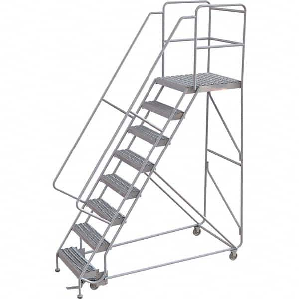 TRI-ARC - Rolling & Wall Mounted Ladders & Platforms Type: Rolling Warehouse Ladder Style: Rolling Safety Ladder - Makers Industrial Supply