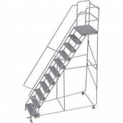 TRI-ARC - Rolling & Wall Mounted Ladders & Platforms Type: Rolling Warehouse Ladder Style: Rolling Safety Ladder - Makers Industrial Supply