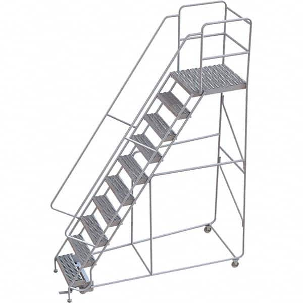 TRI-ARC - Rolling & Wall Mounted Ladders & Platforms Type: Rolling Warehouse Ladder Style: Rolling Safety Ladder - Makers Industrial Supply