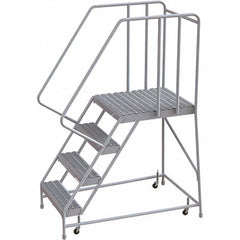 TRI-ARC - Rolling & Wall Mounted Ladders & Platforms Type: Rolling Warehouse Ladder Style: Rolling Safety Ladder - Makers Industrial Supply