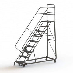 TRI-ARC - Rolling & Wall Mounted Ladders & Platforms Type: Stairway Slope Ladder Style: Rolling Safety Ladder - Makers Industrial Supply