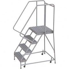 TRI-ARC - Rolling & Wall Mounted Ladders & Platforms Type: Rolling Warehouse Ladder Style: Rolling Safety Ladder - Makers Industrial Supply