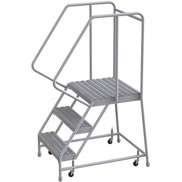 TRI-ARC - Rolling & Wall Mounted Ladders & Platforms Type: Rolling Warehouse Ladder Style: Rolling Safety Ladder - Makers Industrial Supply