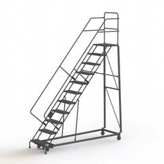 TRI-ARC - Rolling & Wall Mounted Ladders & Platforms Type: Stairway Slope Ladder Style: Rolling Safety Ladder - Makers Industrial Supply