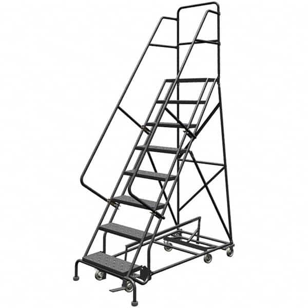 TRI-ARC - Rolling & Wall Mounted Ladders & Platforms Type: All-Directional Ladder Style: Rolling Safety Ladder - Makers Industrial Supply