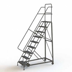 TRI-ARC - Rolling & Wall Mounted Ladders & Platforms Type: Rolling Warehouse Ladder Style: Rolling Safety Ladder - Makers Industrial Supply