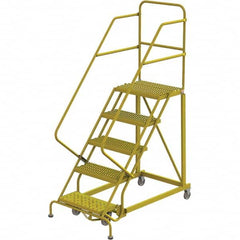 TRI-ARC - Rolling & Wall Mounted Ladders & Platforms Type: Stairway Slope Ladder Style: Forward Descent 50 Degree Incline - Makers Industrial Supply