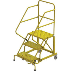 TRI-ARC - Rolling & Wall Mounted Ladders & Platforms Type: Stairway Slope Ladder Style: Forward Descent 50 Degree Incline - Makers Industrial Supply