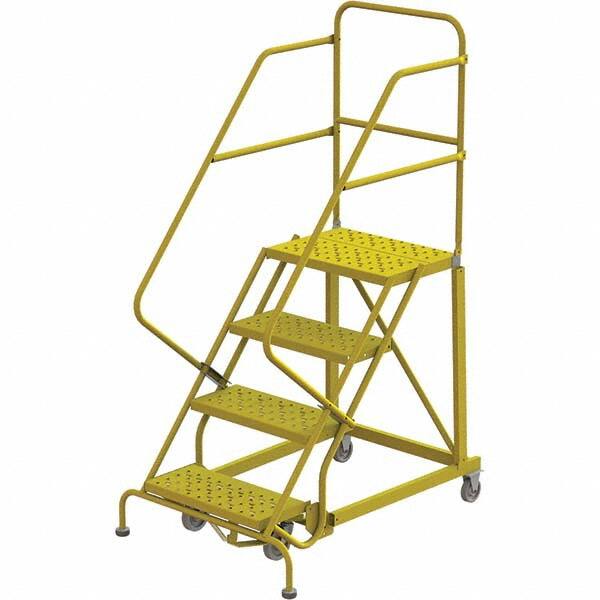 TRI-ARC - Rolling & Wall Mounted Ladders & Platforms Type: Stairway Slope Ladder Style: Forward Descent 50 Degree Incline - Makers Industrial Supply