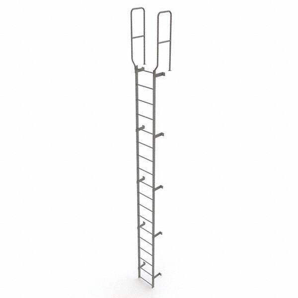 TRI-ARC - Rolling & Wall Mounted Ladders & Platforms Type: Fixed Ladder Style: Safety Cage - Makers Industrial Supply