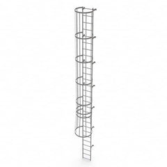 TRI-ARC - Rolling & Wall Mounted Ladders & Platforms Type: Fixed Ladder Style: Safety Cage - Makers Industrial Supply