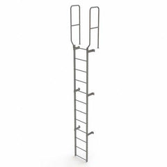 TRI-ARC - Rolling & Wall Mounted Ladders & Platforms Type: Fixed Ladder Style: Safety Cage - Makers Industrial Supply