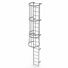 TRI-ARC - Rolling & Wall Mounted Ladders & Platforms Type: Fixed Ladder Style: Safety Cage - Makers Industrial Supply