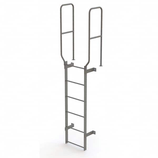 TRI-ARC - Rolling & Wall Mounted Ladders & Platforms Type: Fixed Ladder Style: Safety Cage - Makers Industrial Supply