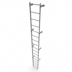 TRI-ARC - Rolling & Wall Mounted Ladders & Platforms Type: Fixed Ladder Style: Safety Cage - Makers Industrial Supply