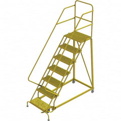 TRI-ARC - Rolling & Wall Mounted Ladders & Platforms Type: Stairway Slope Ladder Style: Forward Descent 50 Degree Incline - Makers Industrial Supply