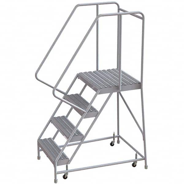 TRI-ARC - Rolling & Wall Mounted Ladders & Platforms Type: Rolling Warehouse Ladder Style: Rolling Safety Ladder - Makers Industrial Supply