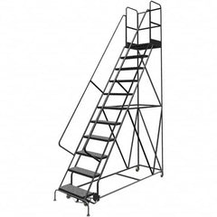 TRI-ARC - Rolling & Wall Mounted Ladders & Platforms Type: Rolling Warehouse Ladder Style: Rolling Platform Ladder - Makers Industrial Supply