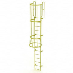 TRI-ARC - Rolling & Wall Mounted Ladders & Platforms Type: Fixed Ladder Style: Safety Cage - Makers Industrial Supply