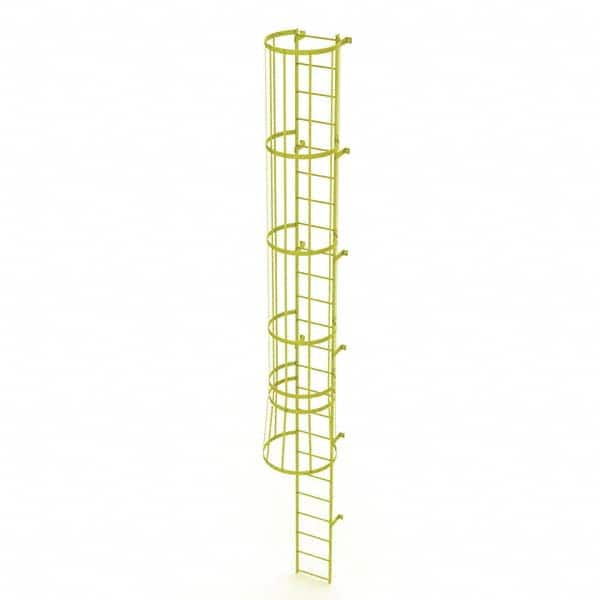 TRI-ARC - Rolling & Wall Mounted Ladders & Platforms Type: Fixed Ladder Style: Safety Cage - Makers Industrial Supply