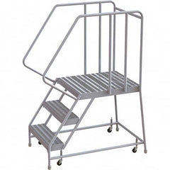 TRI-ARC - Rolling & Wall Mounted Ladders & Platforms Type: Rolling Warehouse Ladder Style: Rolling Safety Ladder - Makers Industrial Supply