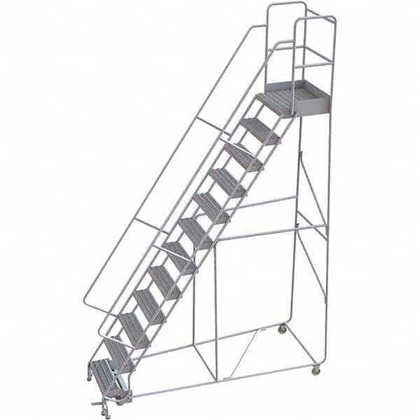 TRI-ARC - Rolling & Wall Mounted Ladders & Platforms Type: Rolling Warehouse Ladder Style: Rolling Safety Ladder - Makers Industrial Supply