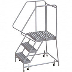 TRI-ARC - Rolling & Wall Mounted Ladders & Platforms Type: Rolling Warehouse Ladder Style: Rolling Safety Ladder - Makers Industrial Supply