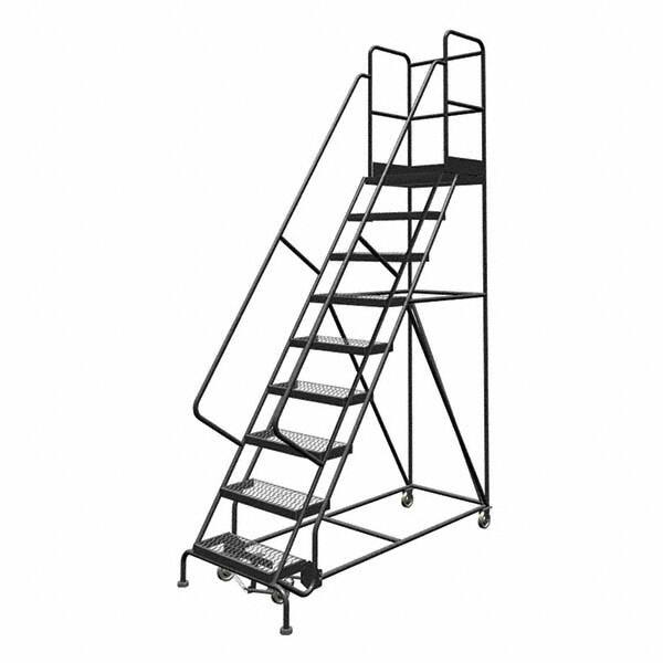 TRI-ARC - Rolling & Wall Mounted Ladders & Platforms Type: Rolling Warehouse Ladder Style: Rolling Platform Ladder - Makers Industrial Supply