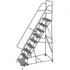 TRI-ARC - Rolling & Wall Mounted Ladders & Platforms Type: Rolling Warehouse Ladder Style: Rolling Platform Ladder - Makers Industrial Supply