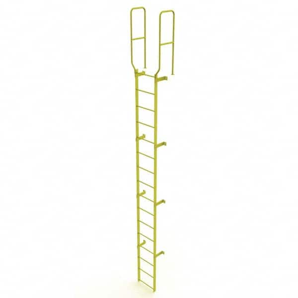 TRI-ARC - Rolling & Wall Mounted Ladders & Platforms Type: Fixed Ladder Style: Safety Cage - Makers Industrial Supply