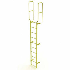 TRI-ARC - Rolling & Wall Mounted Ladders & Platforms Type: Fixed Ladder Style: Safety Cage - Makers Industrial Supply