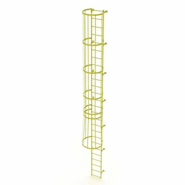 TRI-ARC - Rolling & Wall Mounted Ladders & Platforms Type: Fixed Ladder Style: Safety Cage - Makers Industrial Supply