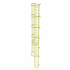 TRI-ARC - Rolling & Wall Mounted Ladders & Platforms Type: Fixed Ladder Style: Safety Cage - Makers Industrial Supply