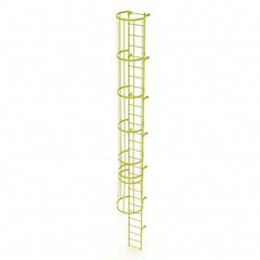 TRI-ARC - Rolling & Wall Mounted Ladders & Platforms Type: Fixed Ladder Style: Safety Cage - Makers Industrial Supply