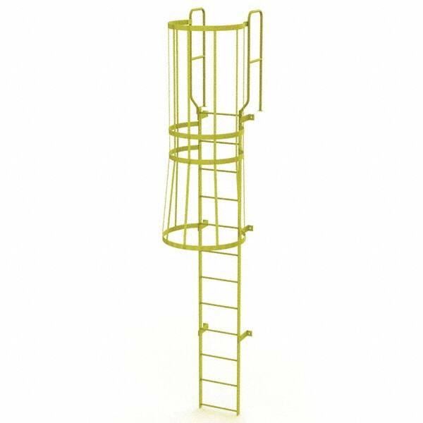 TRI-ARC - Rolling & Wall Mounted Ladders & Platforms Type: Fixed Ladder Style: Safety Cage - Makers Industrial Supply