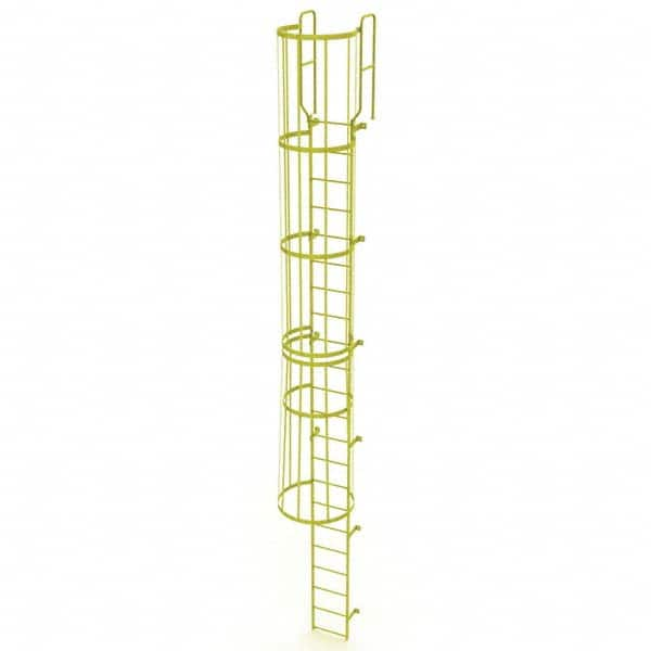 TRI-ARC - Rolling & Wall Mounted Ladders & Platforms Type: Fixed Ladder Style: Safety Cage - Makers Industrial Supply