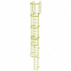 TRI-ARC - Rolling & Wall Mounted Ladders & Platforms Type: Fixed Ladder Style: Safety Cage - Makers Industrial Supply