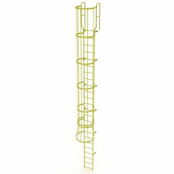 TRI-ARC - Rolling & Wall Mounted Ladders & Platforms Type: Fixed Ladder Style: Safety Cage - Makers Industrial Supply