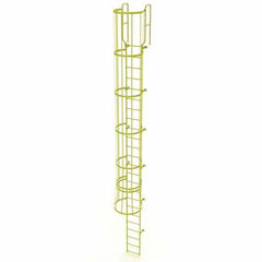 TRI-ARC - Rolling & Wall Mounted Ladders & Platforms Type: Fixed Ladder Style: Safety Cage - Makers Industrial Supply