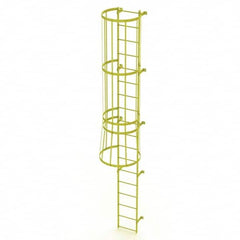 TRI-ARC - Rolling & Wall Mounted Ladders & Platforms Type: Fixed Ladder Style: Safety Cage - Makers Industrial Supply